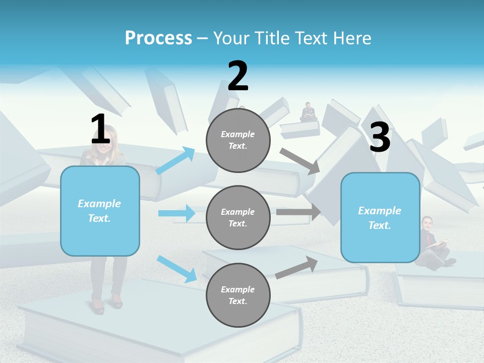 Pile Businessman Suit PowerPoint Template