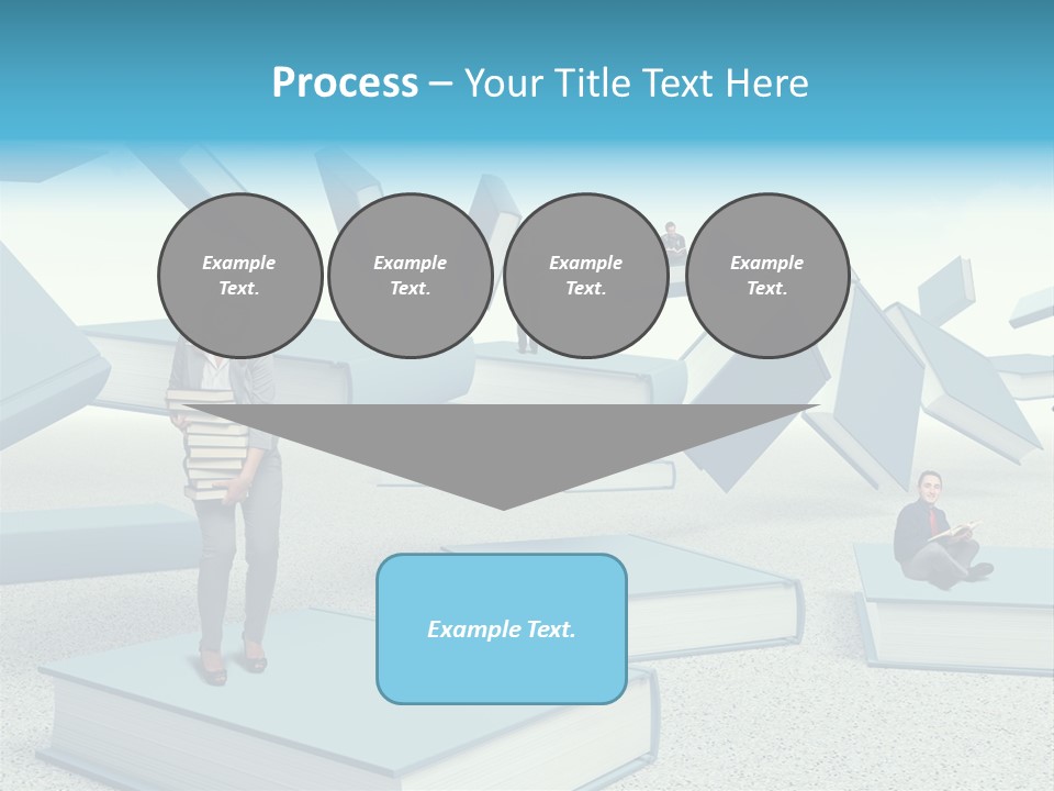 Pile Businessman Suit PowerPoint Template