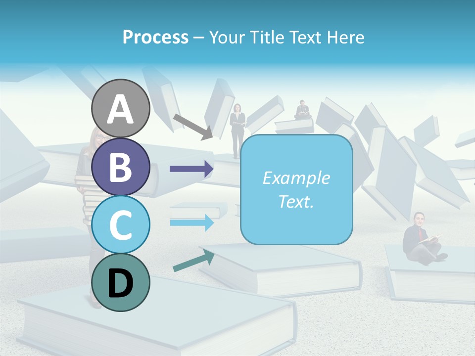 Pile Businessman Suit PowerPoint Template