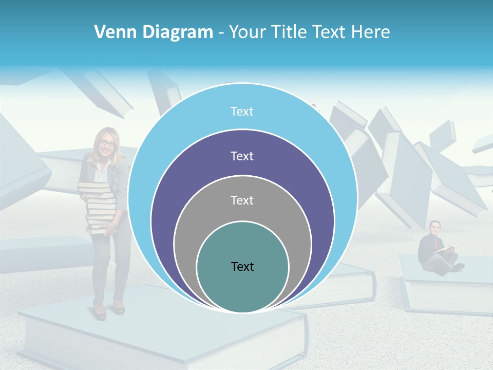 Pile Businessman Suit PowerPoint Template