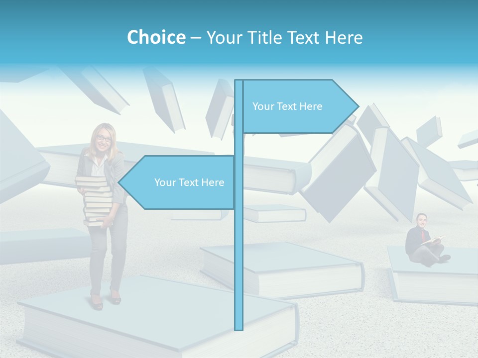 Pile Businessman Suit PowerPoint Template
