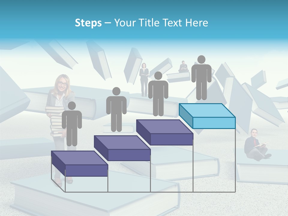 Pile Businessman Suit PowerPoint Template