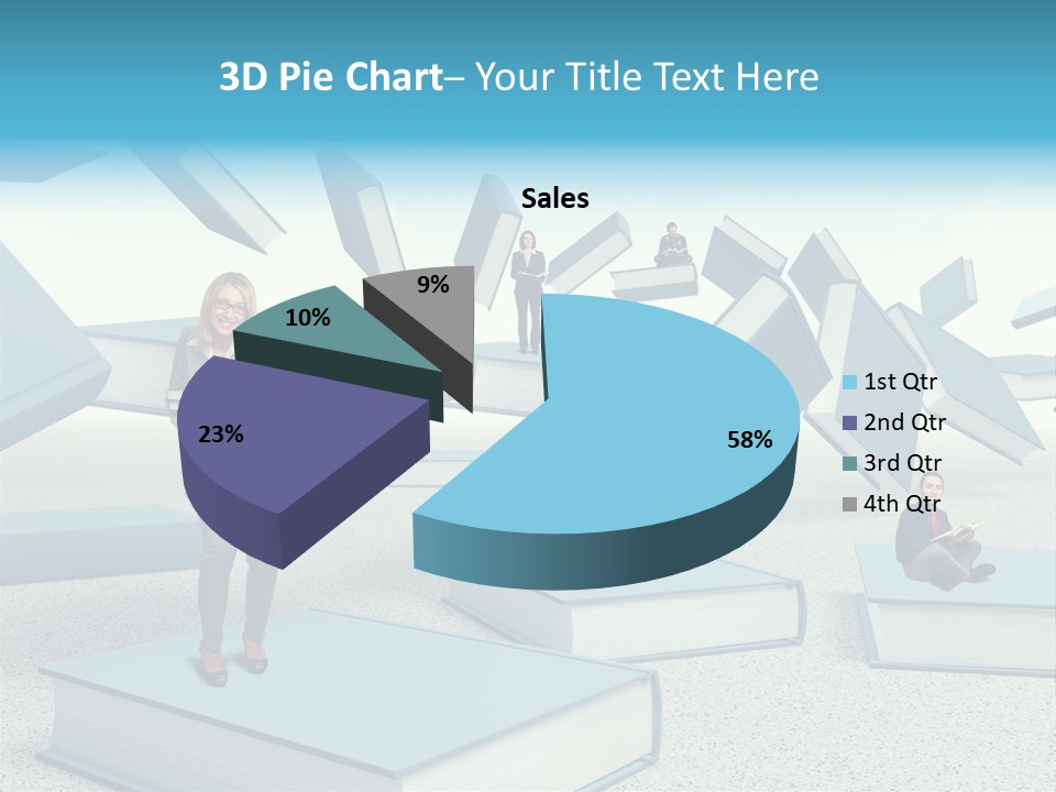 Pile Businessman Suit PowerPoint Template