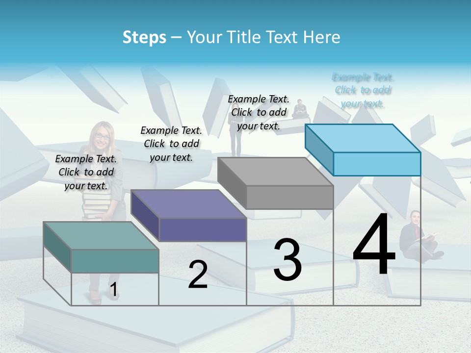Pile Businessman Suit PowerPoint Template
