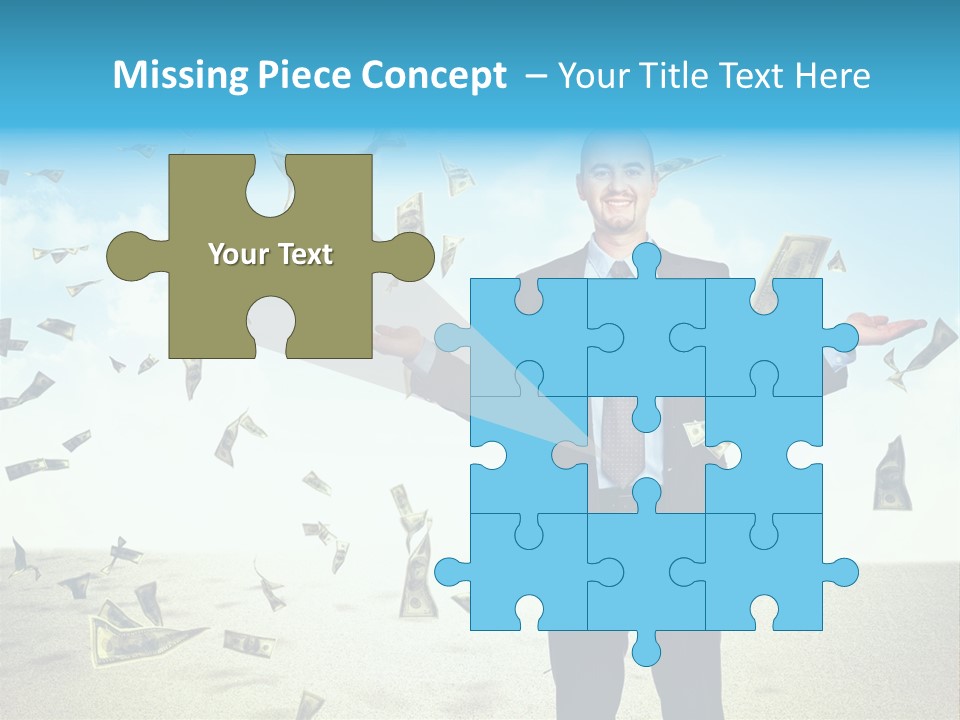 Lots Caucasian Smiling PowerPoint Template