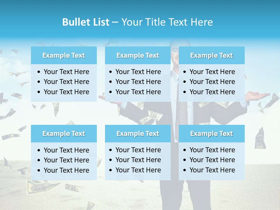 Lots Caucasian Smiling PowerPoint Template