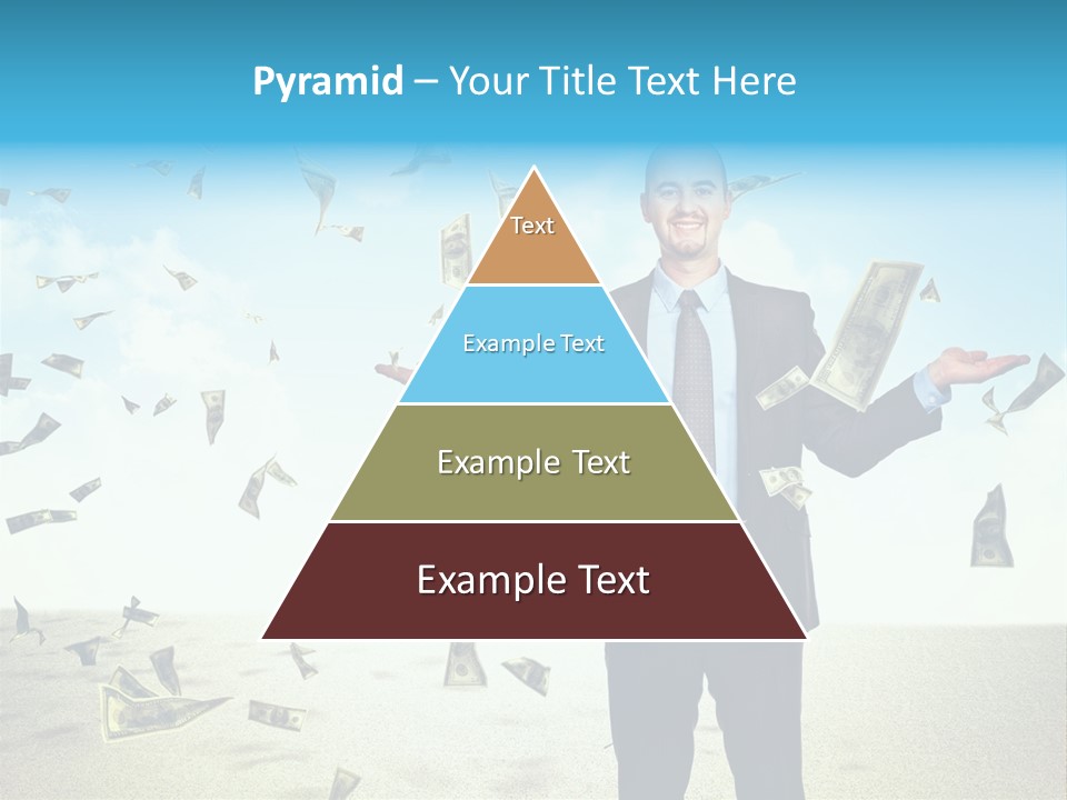 Lots Caucasian Smiling PowerPoint Template