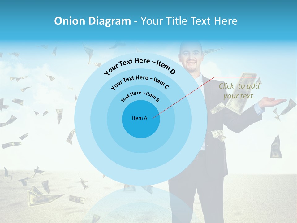 Lots Caucasian Smiling PowerPoint Template