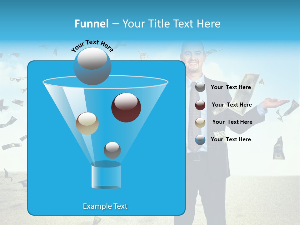 Lots Caucasian Smiling PowerPoint Template