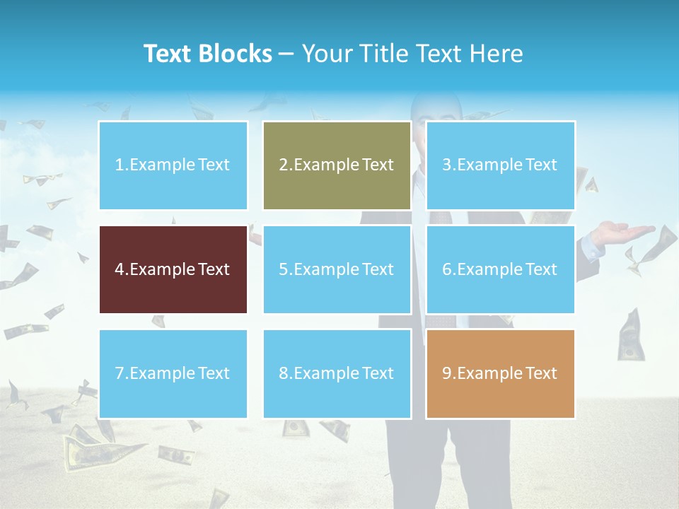 Lots Caucasian Smiling PowerPoint Template