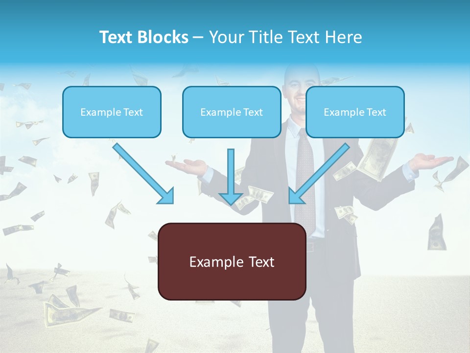 Lots Caucasian Smiling PowerPoint Template