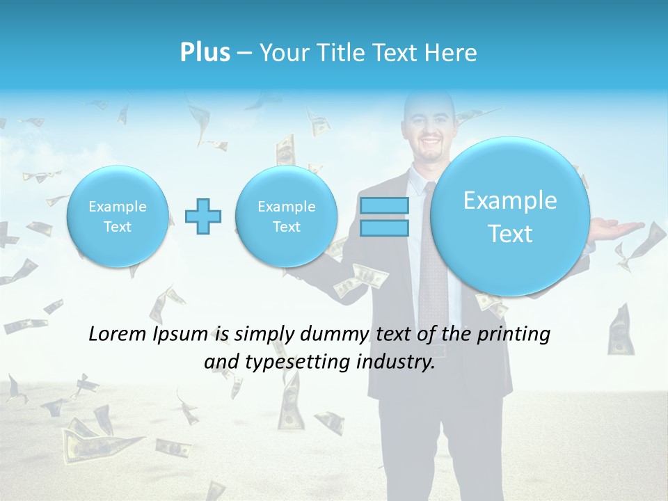 Lots Caucasian Smiling PowerPoint Template