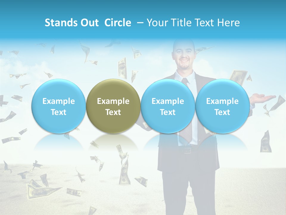 Lots Caucasian Smiling PowerPoint Template