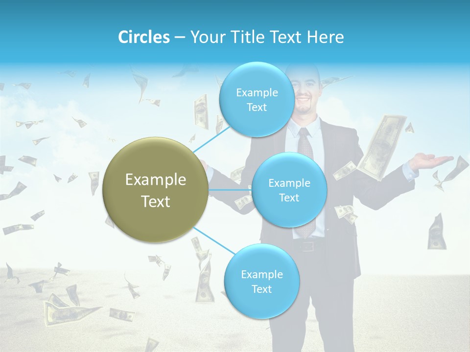 Lots Caucasian Smiling PowerPoint Template