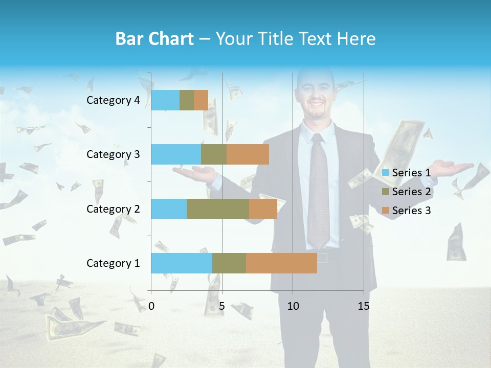Lots Caucasian Smiling PowerPoint Template