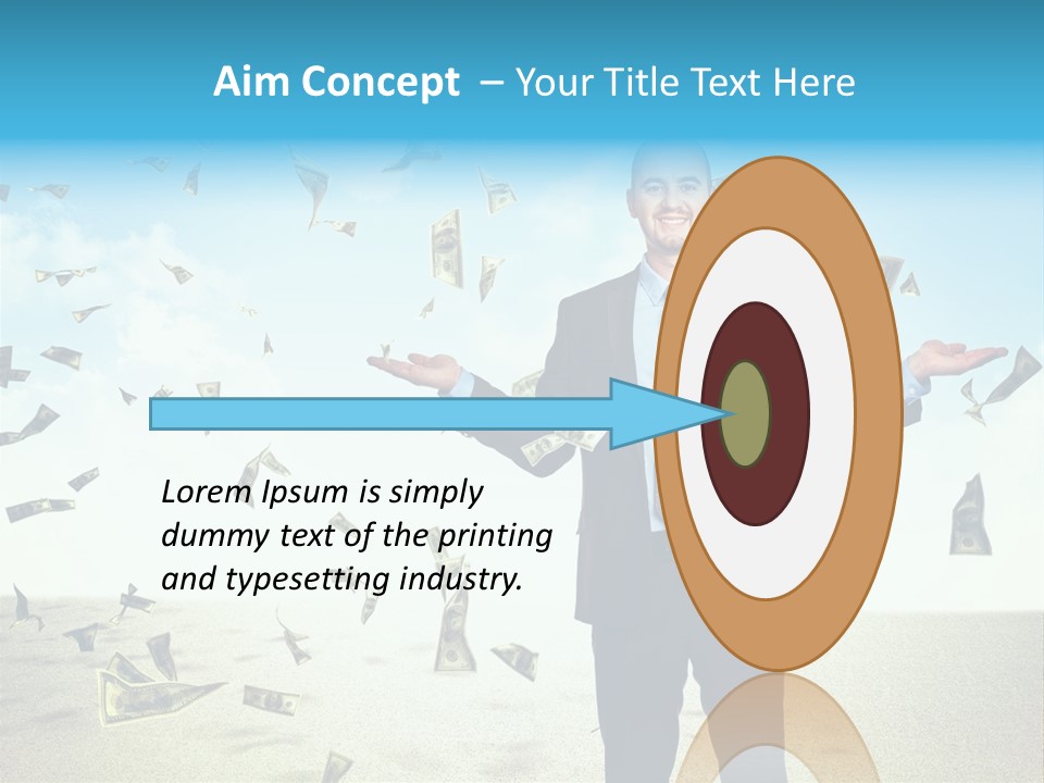 Lots Caucasian Smiling PowerPoint Template