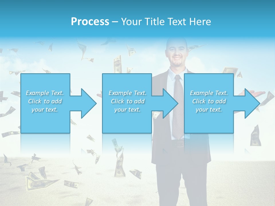 Lots Caucasian Smiling PowerPoint Template
