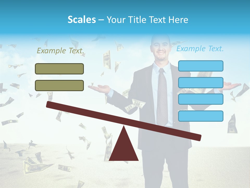 Lots Caucasian Smiling PowerPoint Template