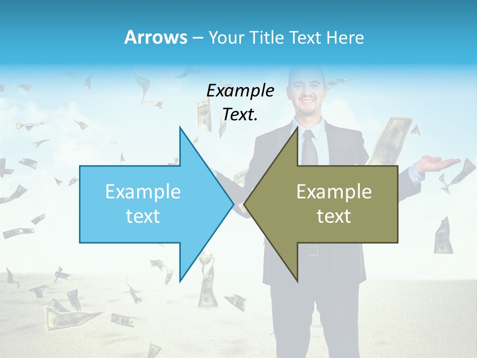 Lots Caucasian Smiling PowerPoint Template