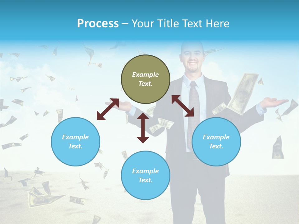 Lots Caucasian Smiling PowerPoint Template