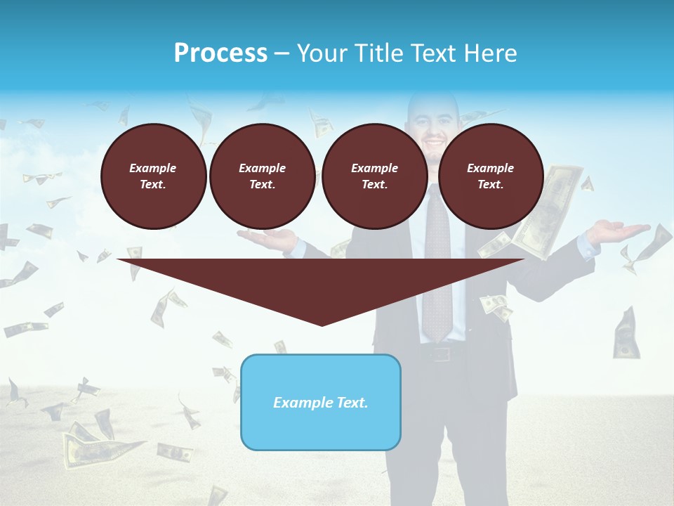 Lots Caucasian Smiling PowerPoint Template