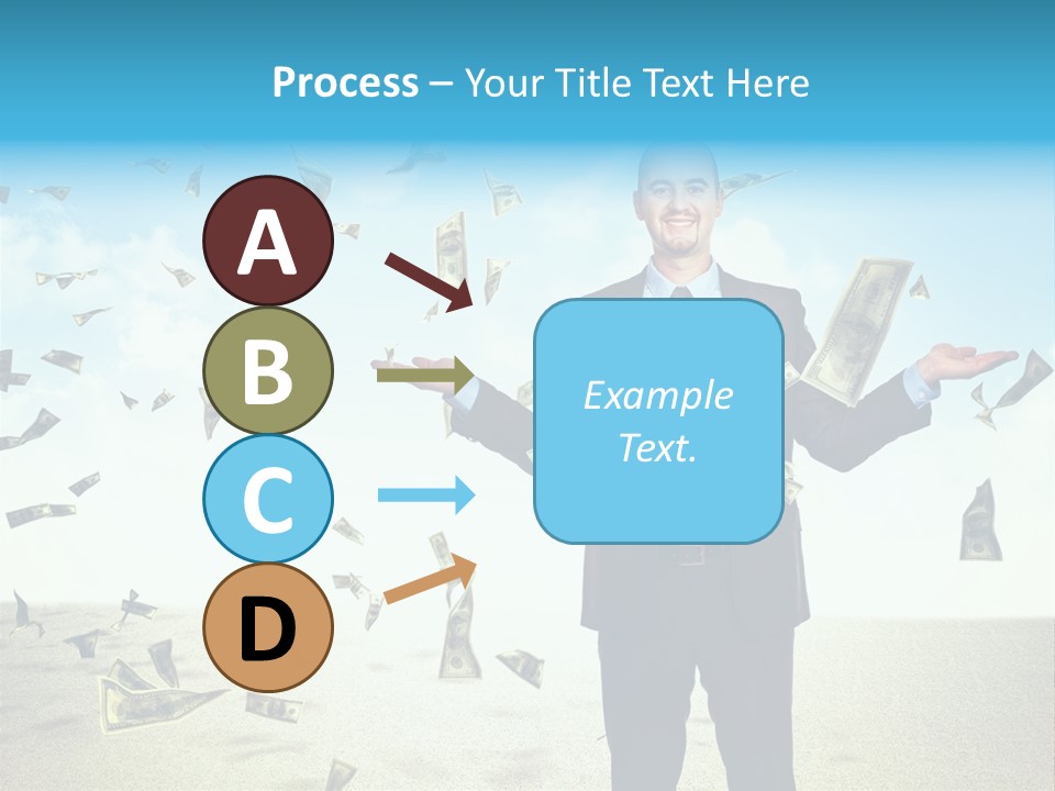 Lots Caucasian Smiling PowerPoint Template