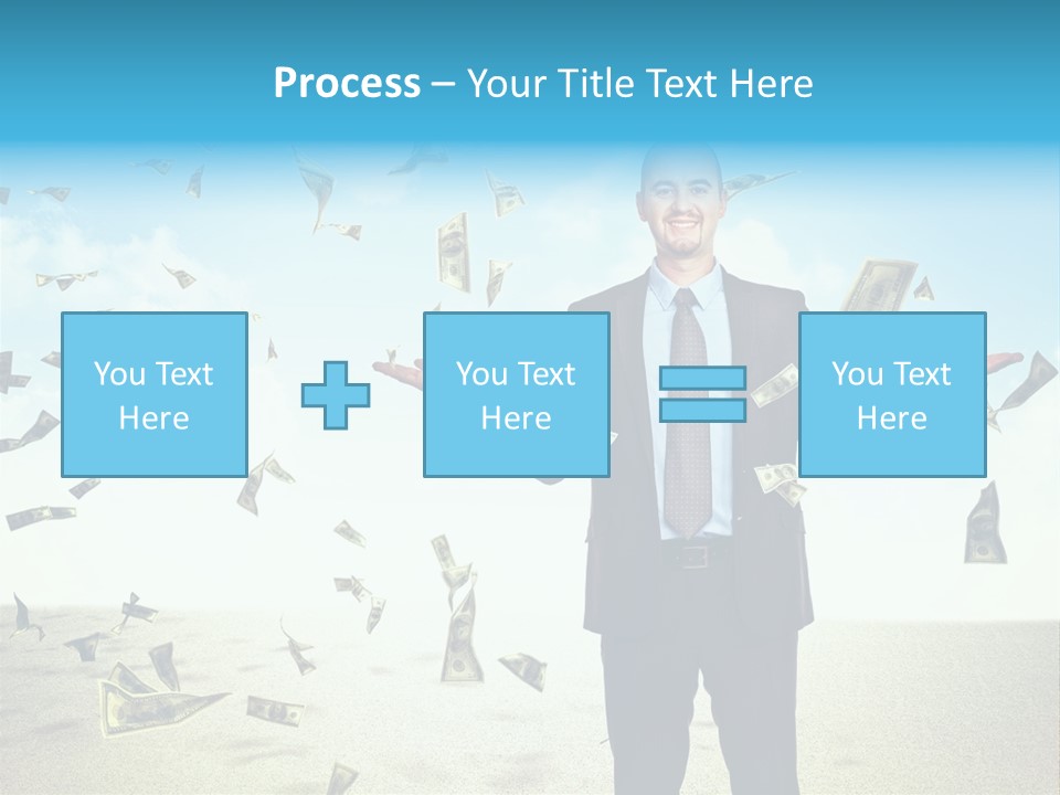 Lots Caucasian Smiling PowerPoint Template