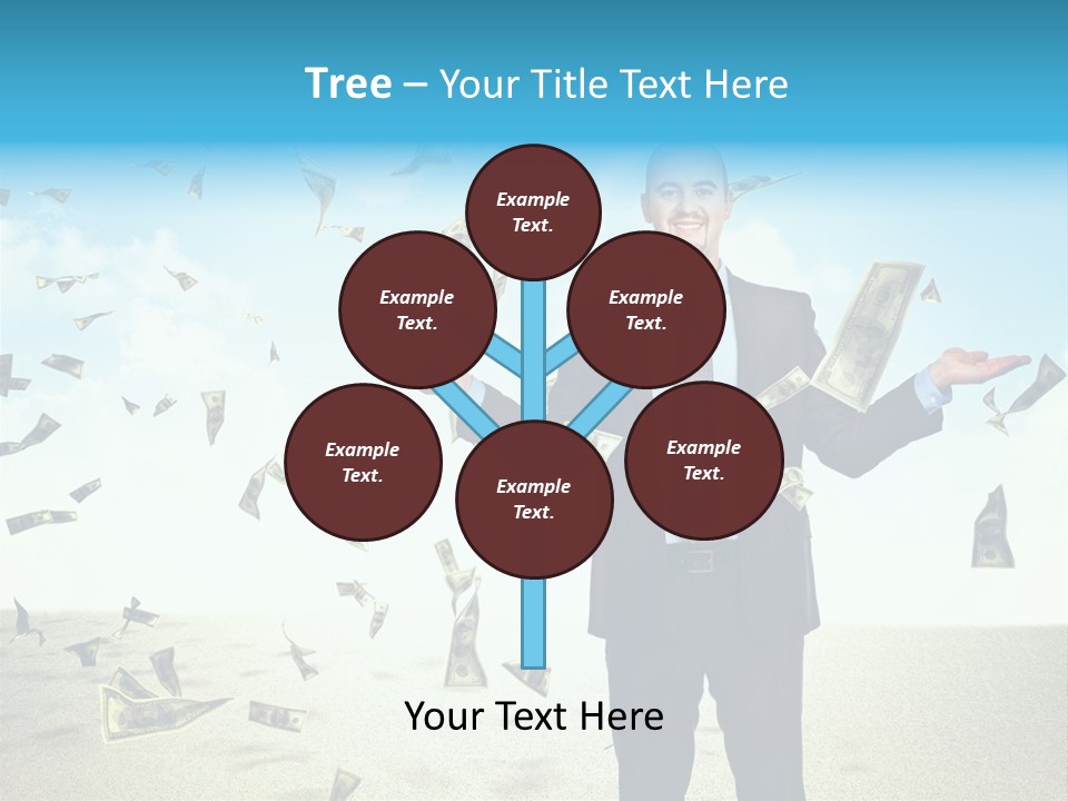 Lots Caucasian Smiling PowerPoint Template