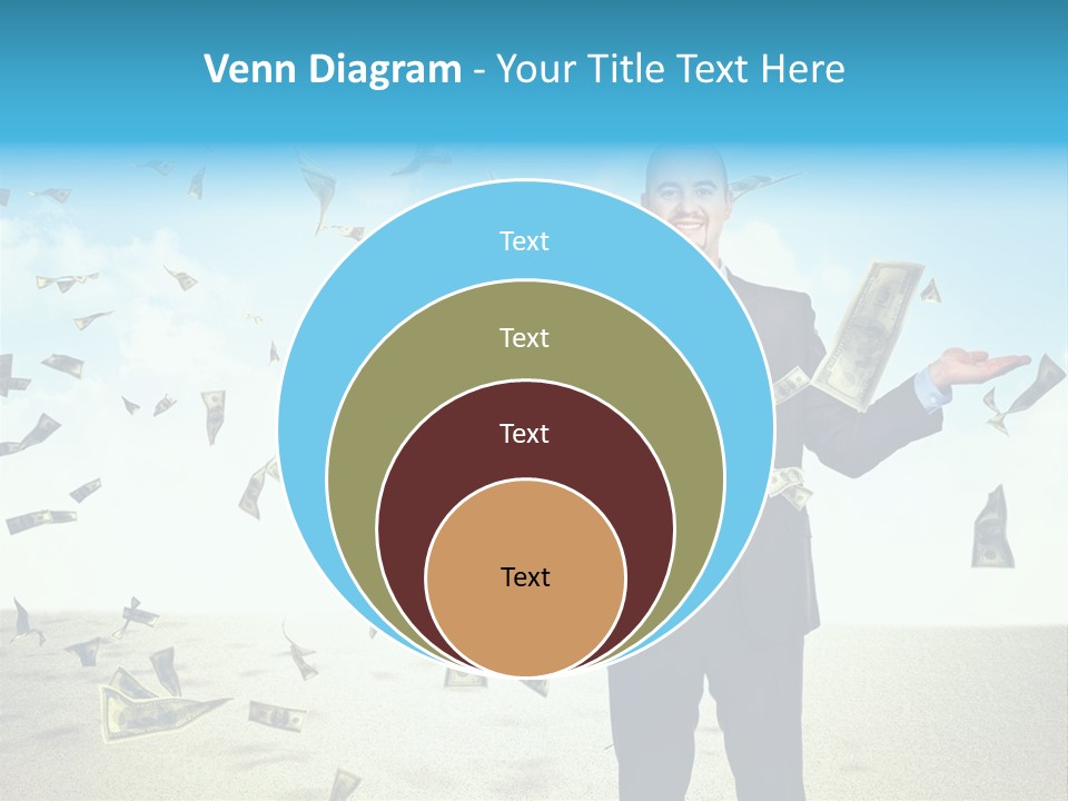 Lots Caucasian Smiling PowerPoint Template