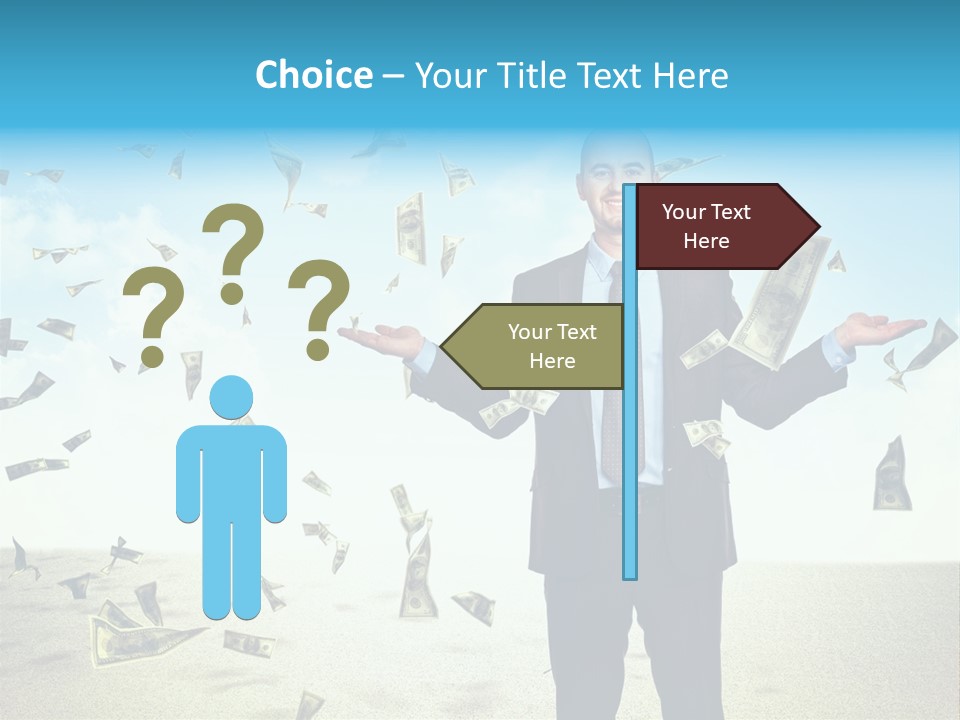 Lots Caucasian Smiling PowerPoint Template