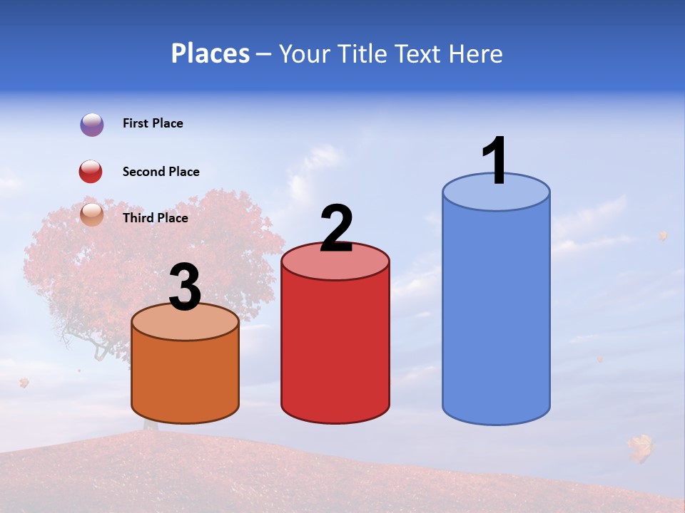 Valentine Fall Oak PowerPoint Template