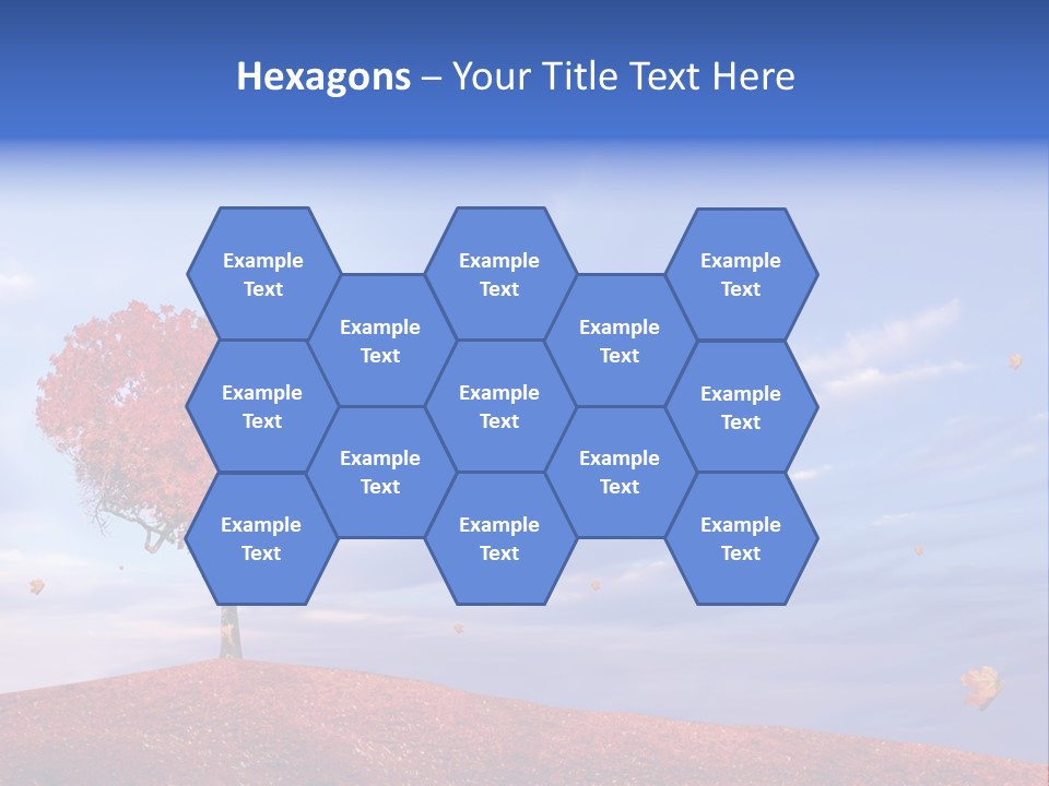 Valentine Fall Oak PowerPoint Template