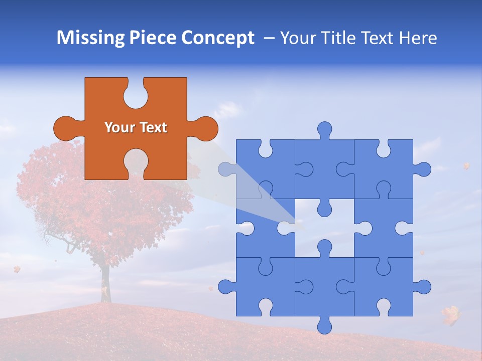 Valentine Fall Oak PowerPoint Template