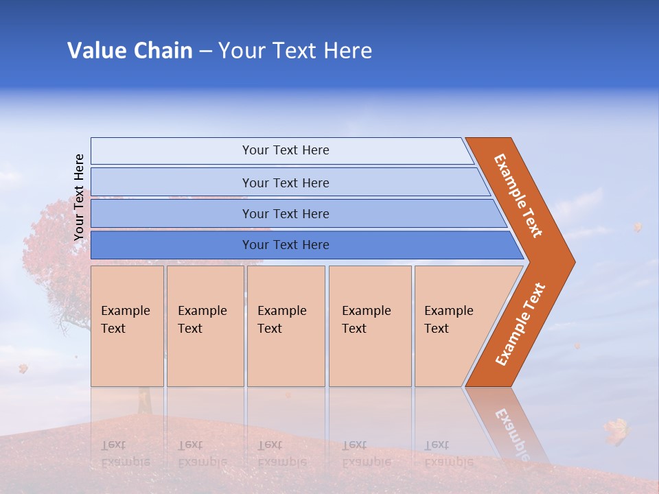 Valentine Fall Oak PowerPoint Template