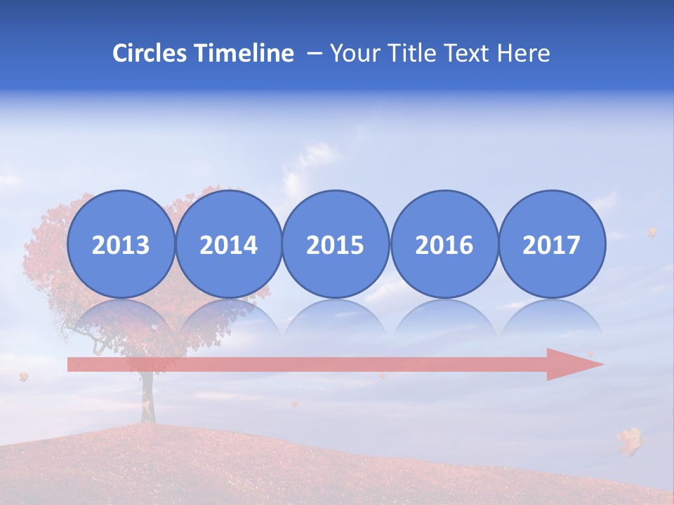 Valentine Fall Oak PowerPoint Template