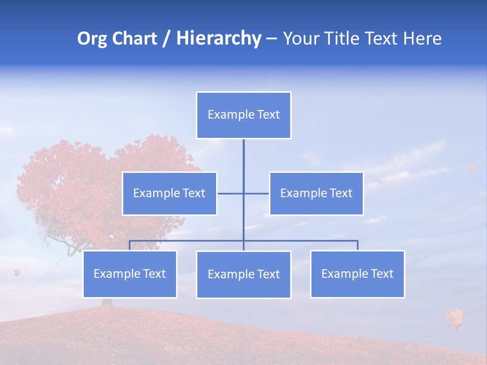 Valentine Fall Oak PowerPoint Template