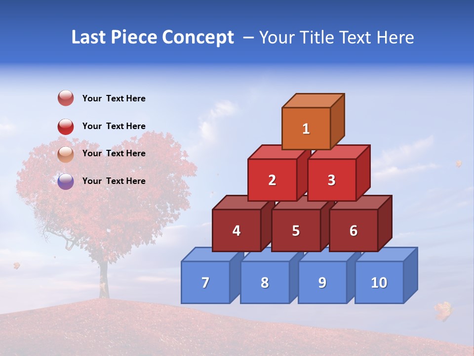 Valentine Fall Oak PowerPoint Template