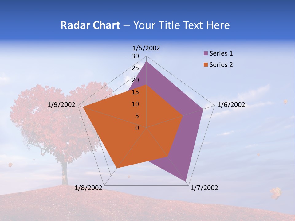 Valentine Fall Oak PowerPoint Template