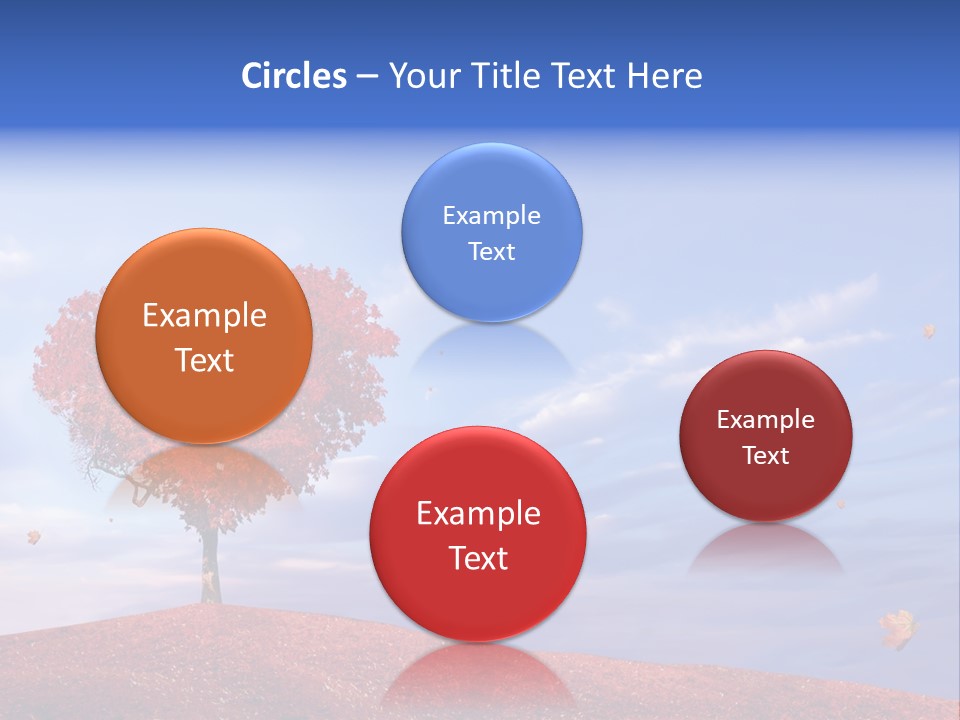 Valentine Fall Oak PowerPoint Template