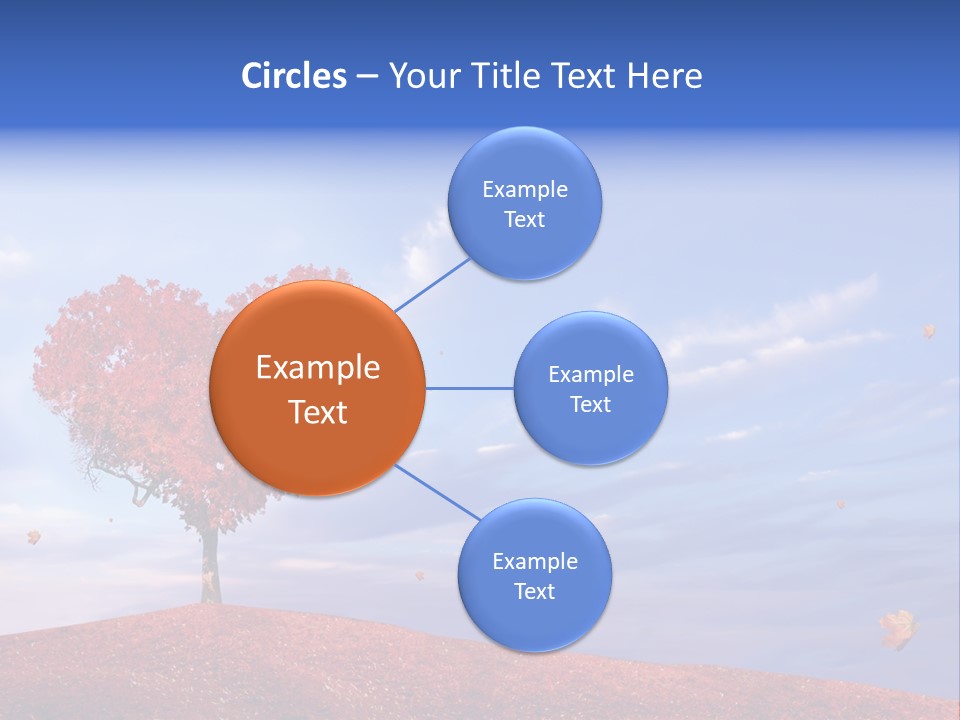 Valentine Fall Oak PowerPoint Template