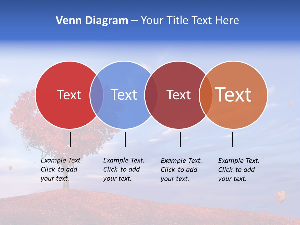 Valentine Fall Oak PowerPoint Template