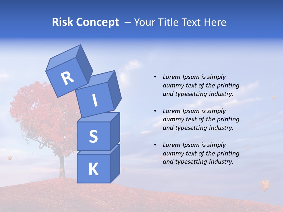 Valentine Fall Oak PowerPoint Template