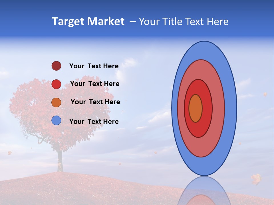 Valentine Fall Oak PowerPoint Template