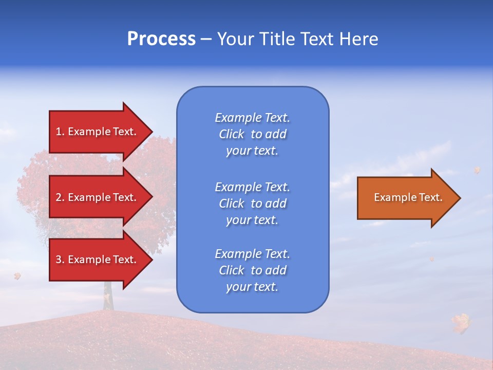 Valentine Fall Oak PowerPoint Template