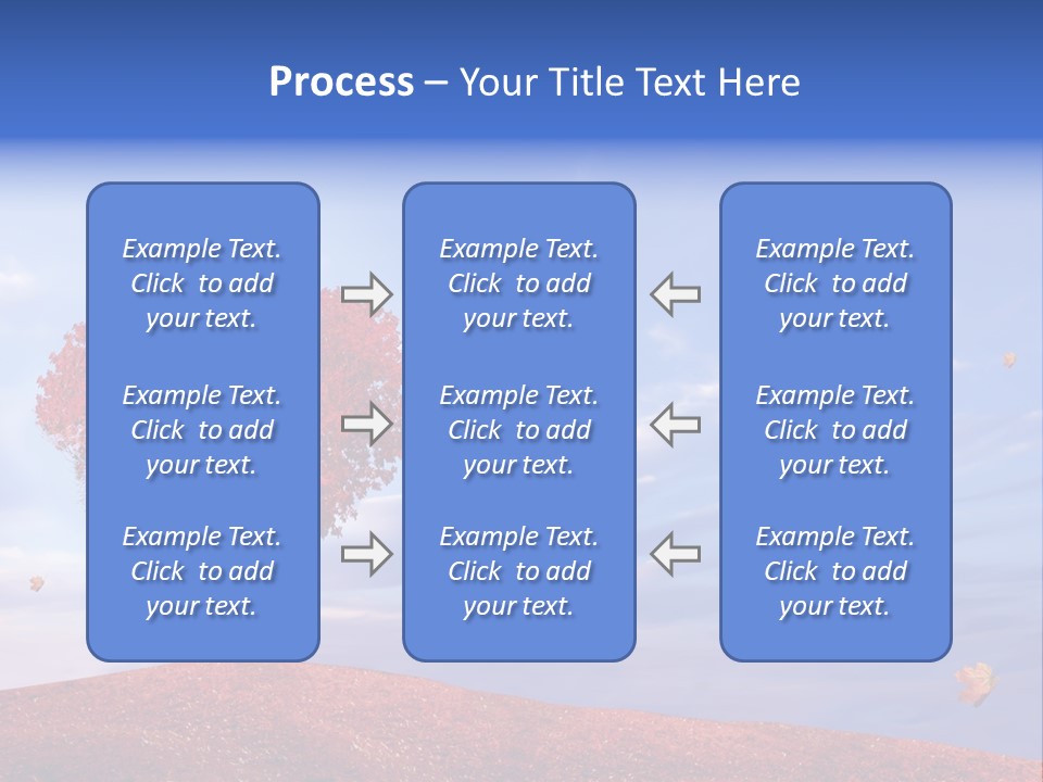 Valentine Fall Oak PowerPoint Template