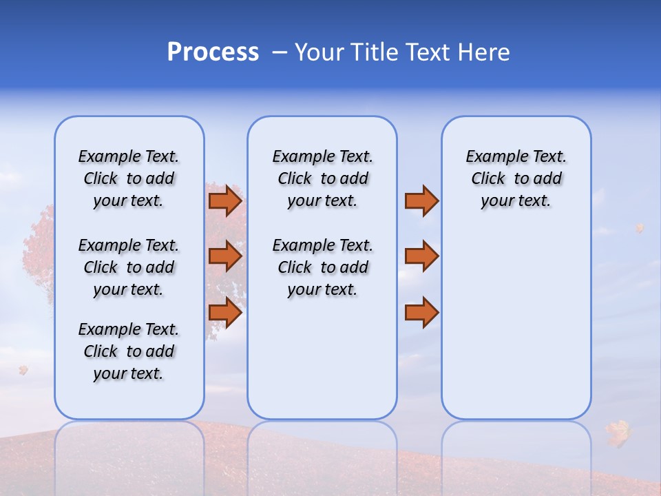 Valentine Fall Oak PowerPoint Template