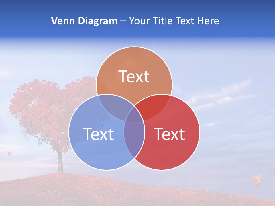 Valentine Fall Oak PowerPoint Template