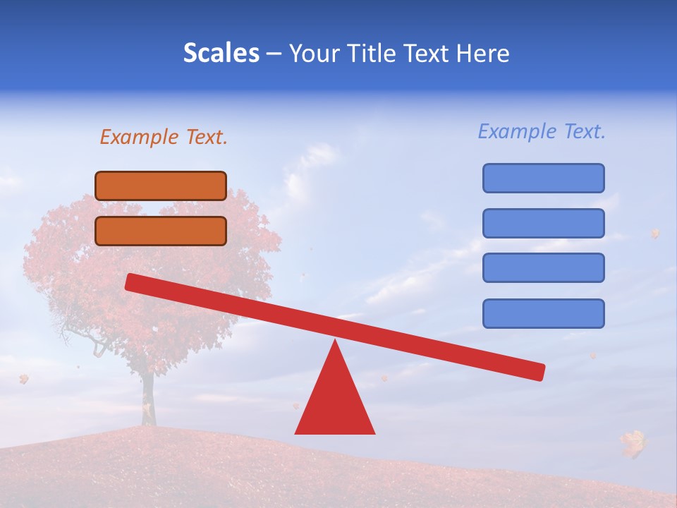 Valentine Fall Oak PowerPoint Template
