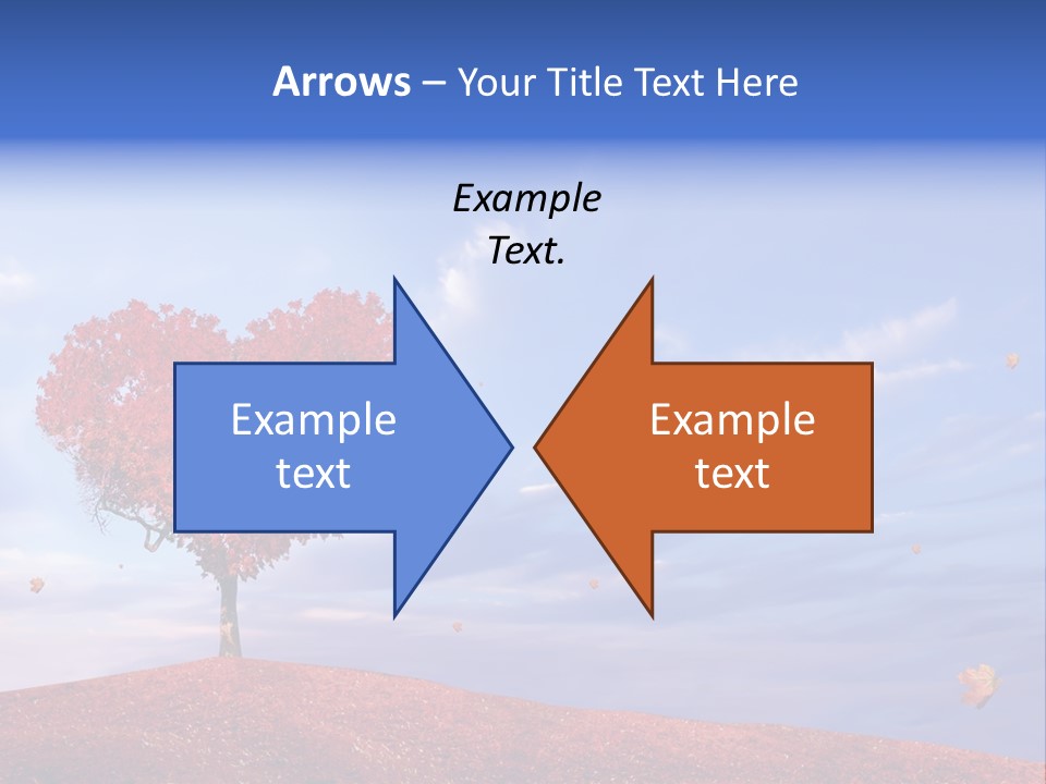 Valentine Fall Oak PowerPoint Template