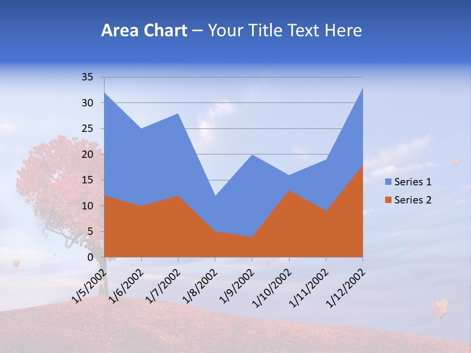 Valentine Fall Oak PowerPoint Template